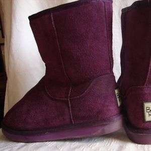 BOOROO women's purple suede ankle boots Size  7